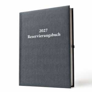 2027 ADINA Dickes Reservierungsbuch A4 anthrazit-metallic