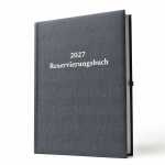 2027 ADINA Dickes Reservierungsbuch A4 anthrazit-metallic