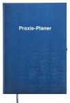 2027 ADINA Praxis-Planer A4 1 Tag 1 Seite blau-metallic...