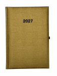 2027 ADINA Wochenkalender A5+ gold-metallic 24x16cm 1...