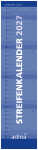 2027 ADINA Streifenkalender XL blau 49,5x11,3cm Monatskalender
