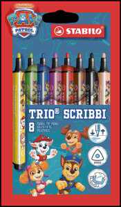 STABILO Trio Scribbi 8er Etui Paw Patrol