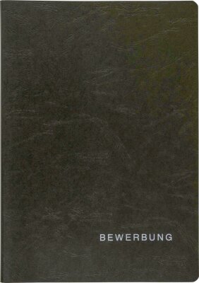 BRUNNEN Bewerbungsmappe schwarz 2-teilig Karton 102012690