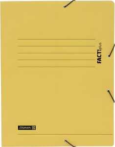 BRUNNEN Sammelmappe A4 FACT! gelb Gummizug 102015410