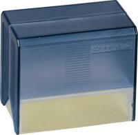 BRUNNEN Karteibox A7 blau transparent 102057134