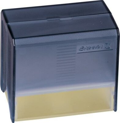 BRUNNEN Karteibox A8 gefüllt blau transparent 102058234