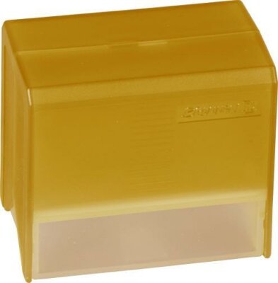 BRUNNEN Karteibox A8 gefüllt orange transparent 102058243