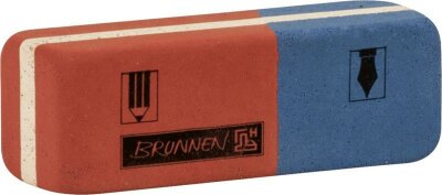 BRUNNEN Radiergummi rot/blau 57x2cm 1029986