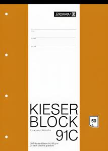 BRUNNEN Block A4 Kieserblock T-Konten 50 Blatt 1042931
