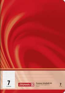 BRUNNEN Schulheft A5 Vivendi (32 Blatt 7 mm kariert Lineatur 7)