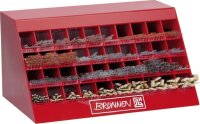 BRUNNEN 1048938 Display Pinsel 485 x 31 x 25 cm Acryl rot