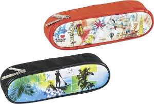 BRUNNEN Schlamper Etui Stiftetasche Federmäppchen REVERSE Hawaii