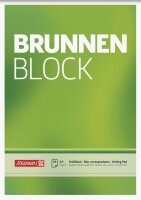 BRUNNEN Briefblock A5 70g unliniert/blanko 1052426