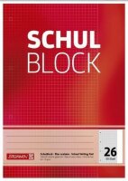 BRUNNEN Schulblock A4 Lineatur 26 50 Blatt 1052526