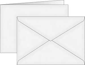 BRUNNEN Briefkarte A6quer 10Sets 1053680