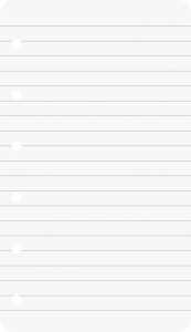 2026 Brunnen Ringbucheinlagen A7 liniert weiß 50 Blatt