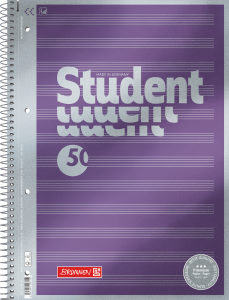 BRUNNEN Collegeblock A4 Noten Premium 1067144