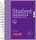 BRUNNEN Collegeblock A6 120 Blatt kariert purple 106724260