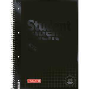 BRUNNEN Collegeblock A4 onyx Lineatur 28 4061947155396