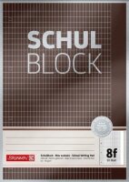 BRUNNEN Schulblock A4 Lineatur 8 f 50 Blatt Premium 1052608