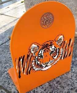 BRUNNEN Buchstütze Metall 126x165x84mm Serie: FOE / Tieger