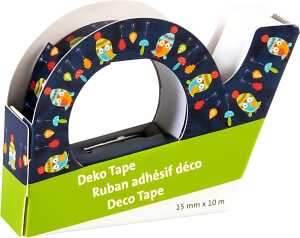 Deko Tapes Eulen Rollen 15 mm x 10 m Display 26 x 23 x 30 cm