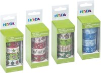 HEYDA 203584399 Display Deko Tapes Weihnachten Rollen 15...