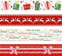 HEYDA 203584495 Display Pack Tapes Weihnachten Rollen 48...