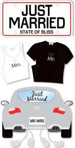 HEYDA 203780612 Stick-Ons-Mix Hochzeit 75 x 165 cm