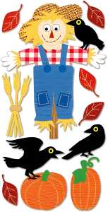 HEYDA 203780617 Stick-Ons-Mix Herbst 75 x 165 cm