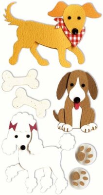 HEYDA 203780646 Stick-Ons-Mix Hunde 75 x 165 cm