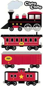 HEYDA 203780664 Stick-Ons-Mix Zug 75 x 165 cm