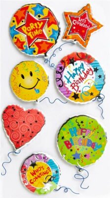 HEYDA 203780682 Stick-Ons-Mix Geburtstag 2 75 x 165 cm