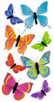 HEYDA 203780688 Stick-Ons-Mix Butterflies 2 75 x 165 cm