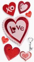 HEYDA 203780695 Stick-Ons-Mix Love 75 x 165 cm