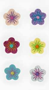 HEYDA 203782816 Textil-Sticker Blumen 75 x 165 cm