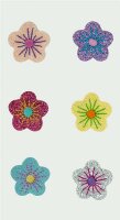 HEYDA 203782816 Textil-Sticker Blumen 75 x 165 cm