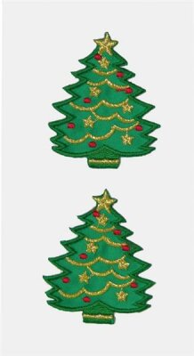 HEYDA 203782827 Textil-Sticker Weihnachtsbaum 75 x 165 cm