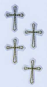 HEYDA 203782833 Textil-Sticker Kreuze 75 x 165 cm