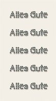 HEYDA 203782902 Strass-Sticker Alles Gute 75 x 165 cm...