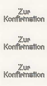 HEYDA Strass-Sticker Zur Konfirmation 75 x 165 cm Acryl glasklar