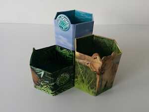 BRUNNEN Schreibtischbutler Fans of Earth Höhe 14cm Karton