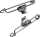 KNORR PRANDELL Broschennadel mit Kralle 22 mm Metall silberfarben