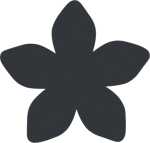 CART-US Motivstanzer 5- Blatt -Blüte 45x48mm 2112055318