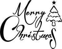 HEYDA 211800095 Stempel Weihnachten Merry Christmas Holz...