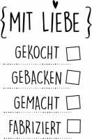 HEYDA 211800319 Stempel Allgemein Mit Liebe Holz matt...