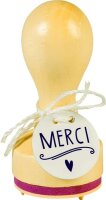 HEYDA 211803021 Stempel MeRecyclingpapieri Holz matt...