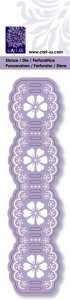 CART-US Stanzschablone Flechtbordüre Blume 38 x 152 mm Metall