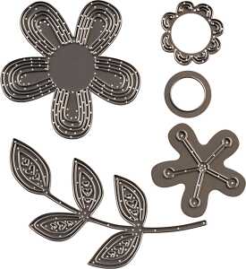 Stanzformen-Set Thinlits™ „Intricate Garden Flower“