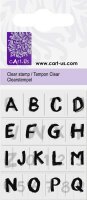 CART-US 2118834003 Stempelmotiv Clear Stamp Alphabet 3...